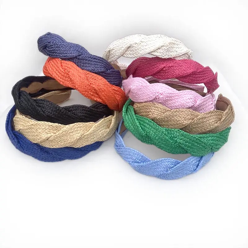 Korean-style versatile pleated hair accessories, cross-border European and American large intestine headbands, retro French satin facial hair clips, headwear and hair bands pic 1