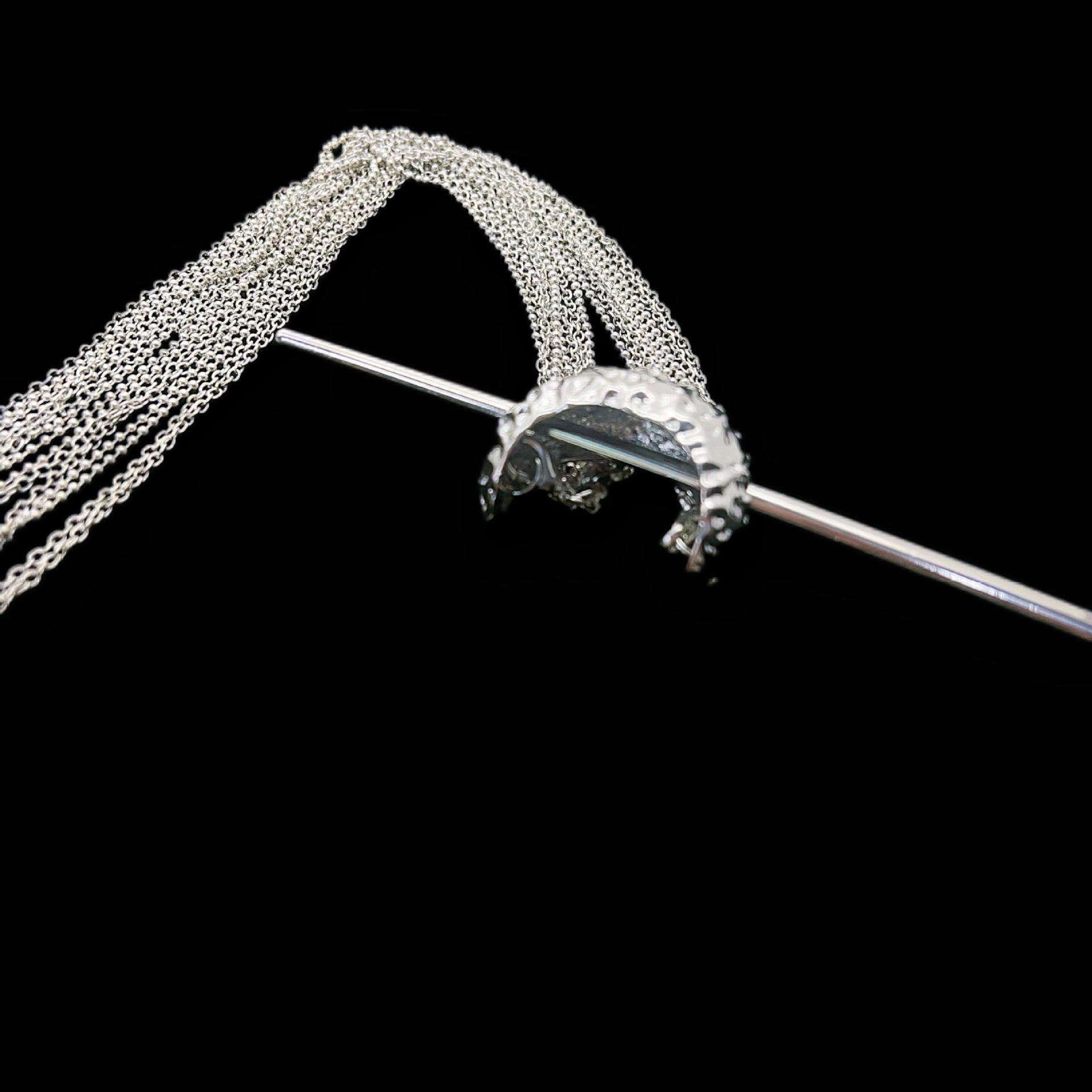 国风国潮清冷个性长流苏发簪高级感新中式马尾后脑勺簪子头饰夸张发钗批货详情6