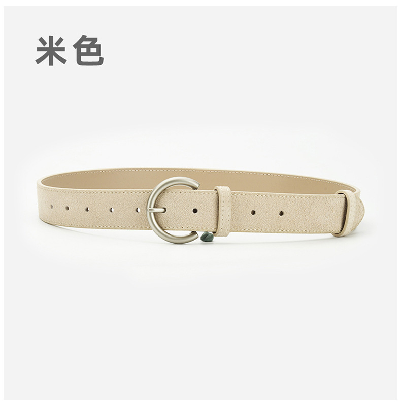 腰带女款磨砂针扣牛仔裤连衣裙腰带百搭装饰高级感复古文艺皮带女详情12