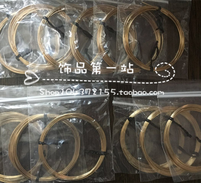 DIY美国14K包金GF金线金丝字母线造型线一盎司半硬线软金线详情2