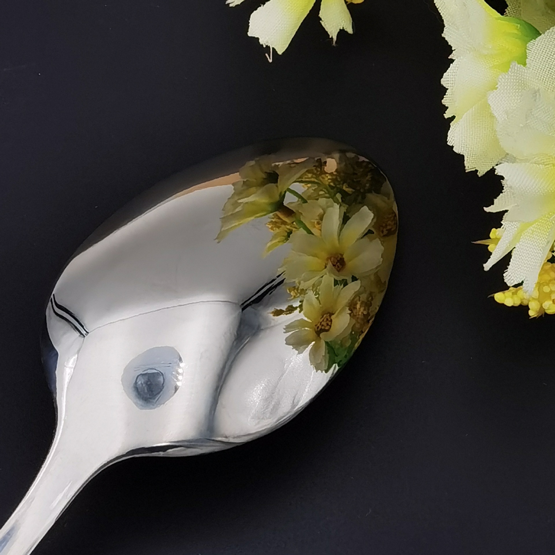 名瑞304不锈钢勺子高颜值调羹搅拌勺家用长柄喝汤吃饭勺宝宝汤匙详情17