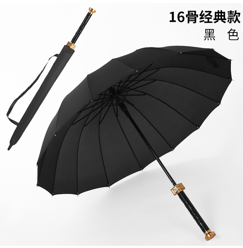 雨伞直杆伞双层长柄伞高尔夫伞广告伞商务礼品雨伞批发可印刷logo详情19