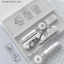 可爱迷你笔式修正带 限定版网红文具改正带 学生学习用小型涂改带详情4