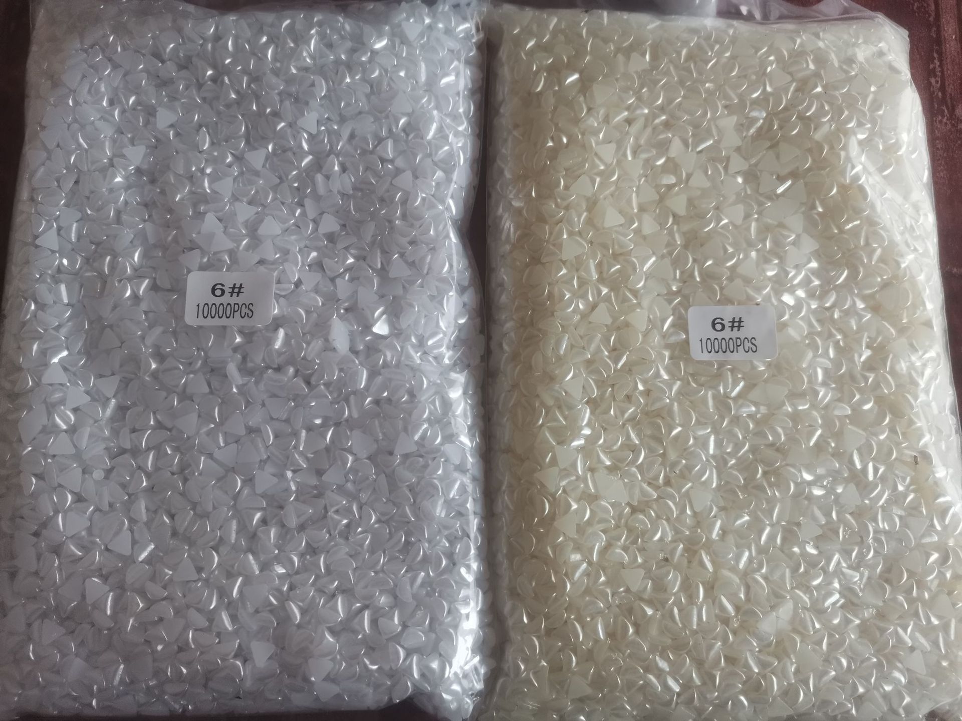 Wholesale of popular nail art accessories: Jelly mini ab color Moon resin flat bottom colorful irregular-shaped diamond nail art diamond pic 19