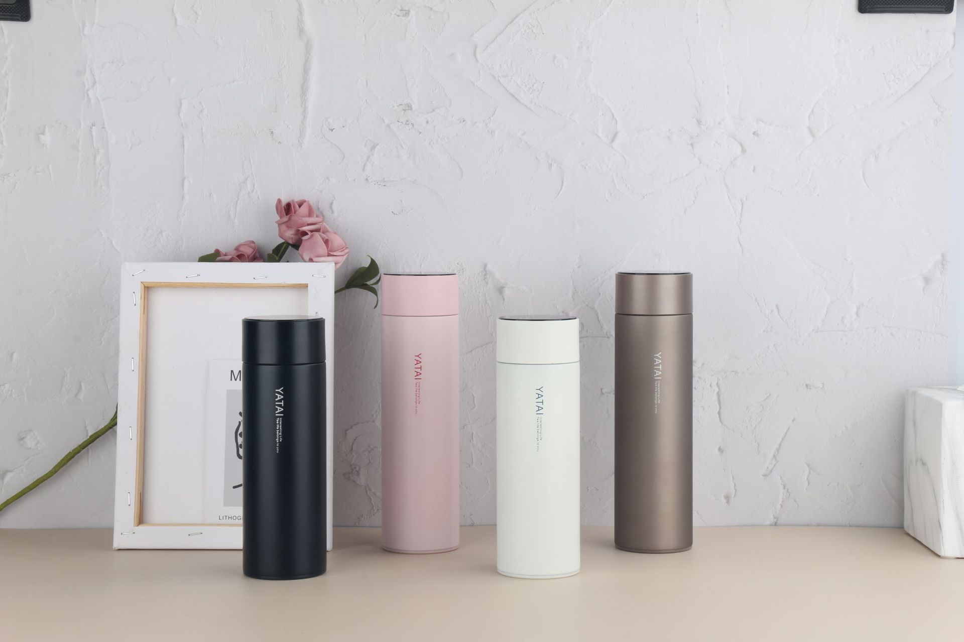 High-quality smart insulated cup, vacuum 304 stainless steel, temperature display, creative gift cup with logo engraving pic 5
