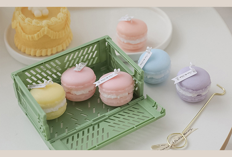 Macaron scented candles, Instagram-style photo props, diy birthday gifts pic 15