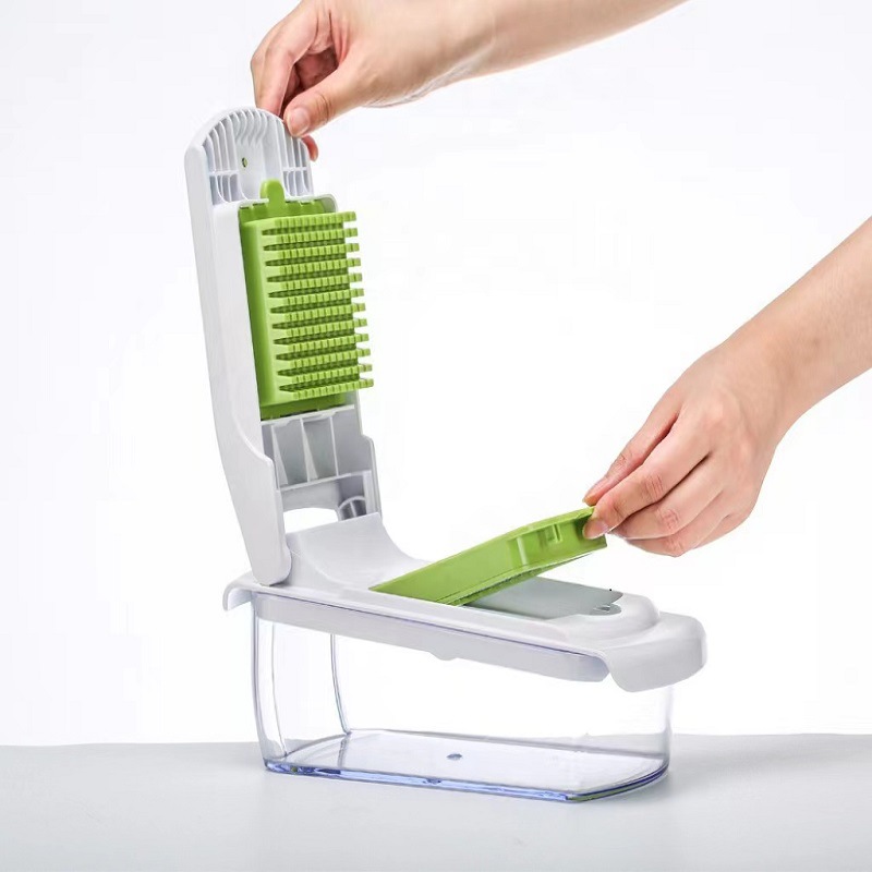 The new 18pc multi-functional vegetable slicer and shredder is selling well across borders and is available in stock pic 2
