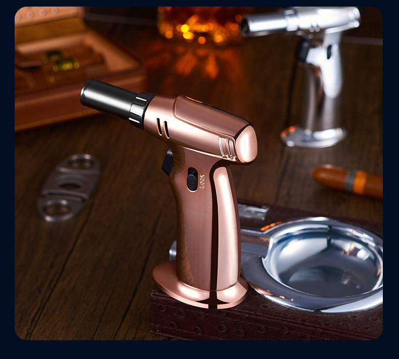 电子打火高温焊枪喷枪直冲防风可调大小循环充气喷枪 详情16