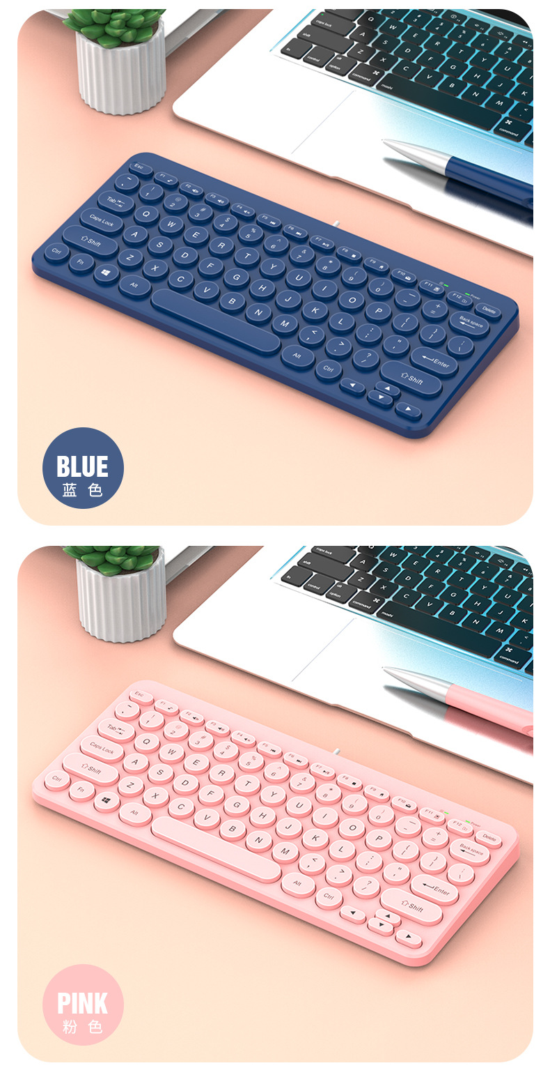 The K380 external keyboard for laptops, with retro round keycaps and silent keys, is a universal neutral keyboard for desktop laptops pic 13