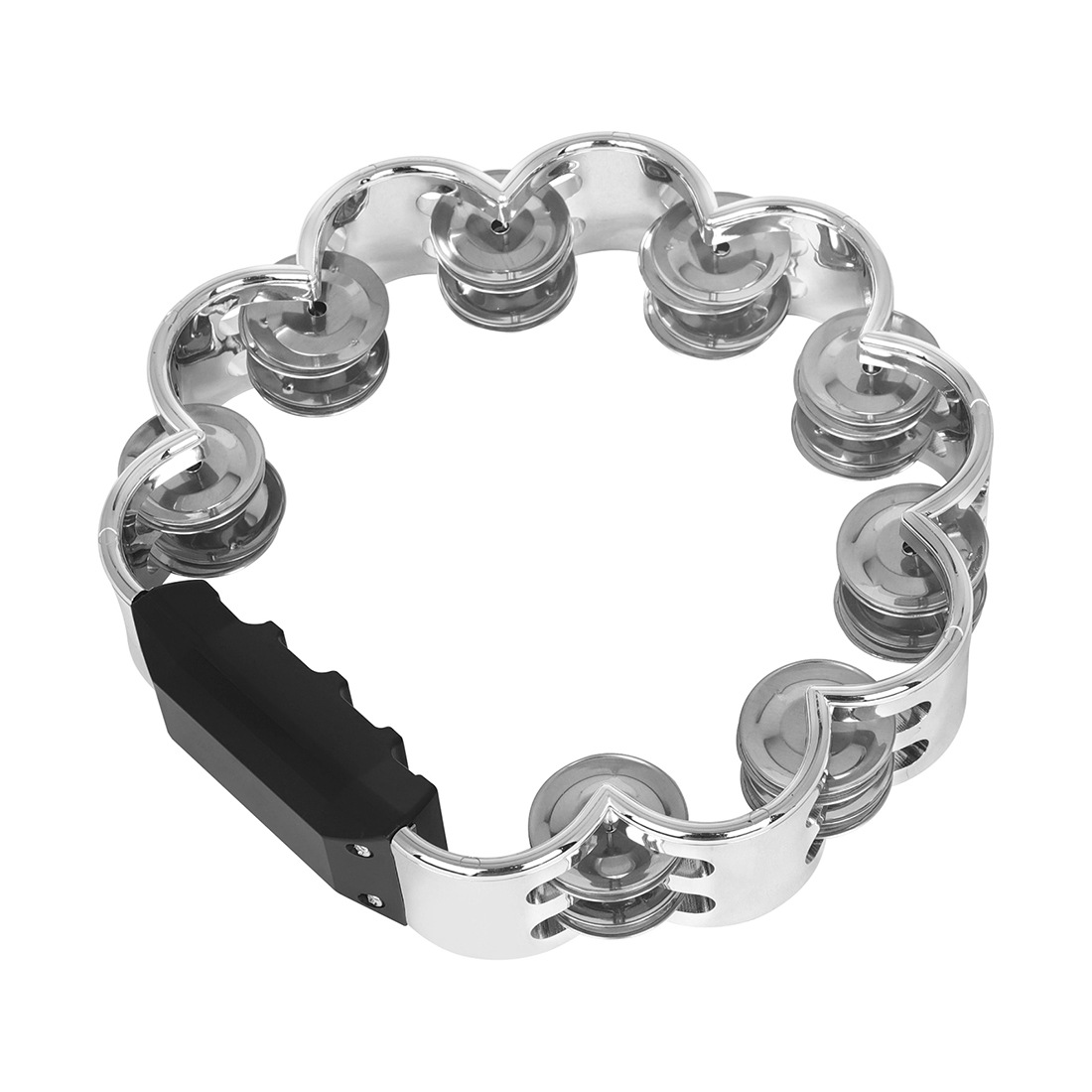 奥尔夫双排铃梅花双层手摇铃ABS花鼓圈KTV铃鼓儿童早教玩具花铃圈详情13