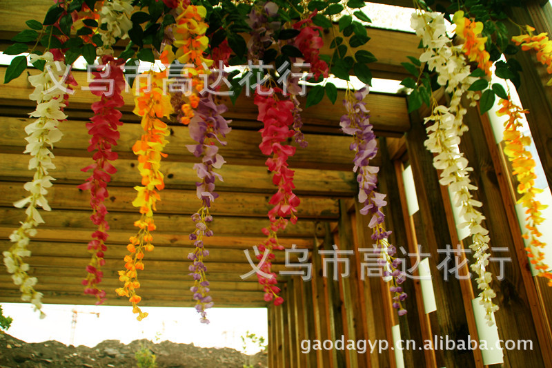 Long-branch delphinium, artificial hyacinth, artificial silk flower, single tall and long-branch wedding flowers for landscape direct sales pic 18