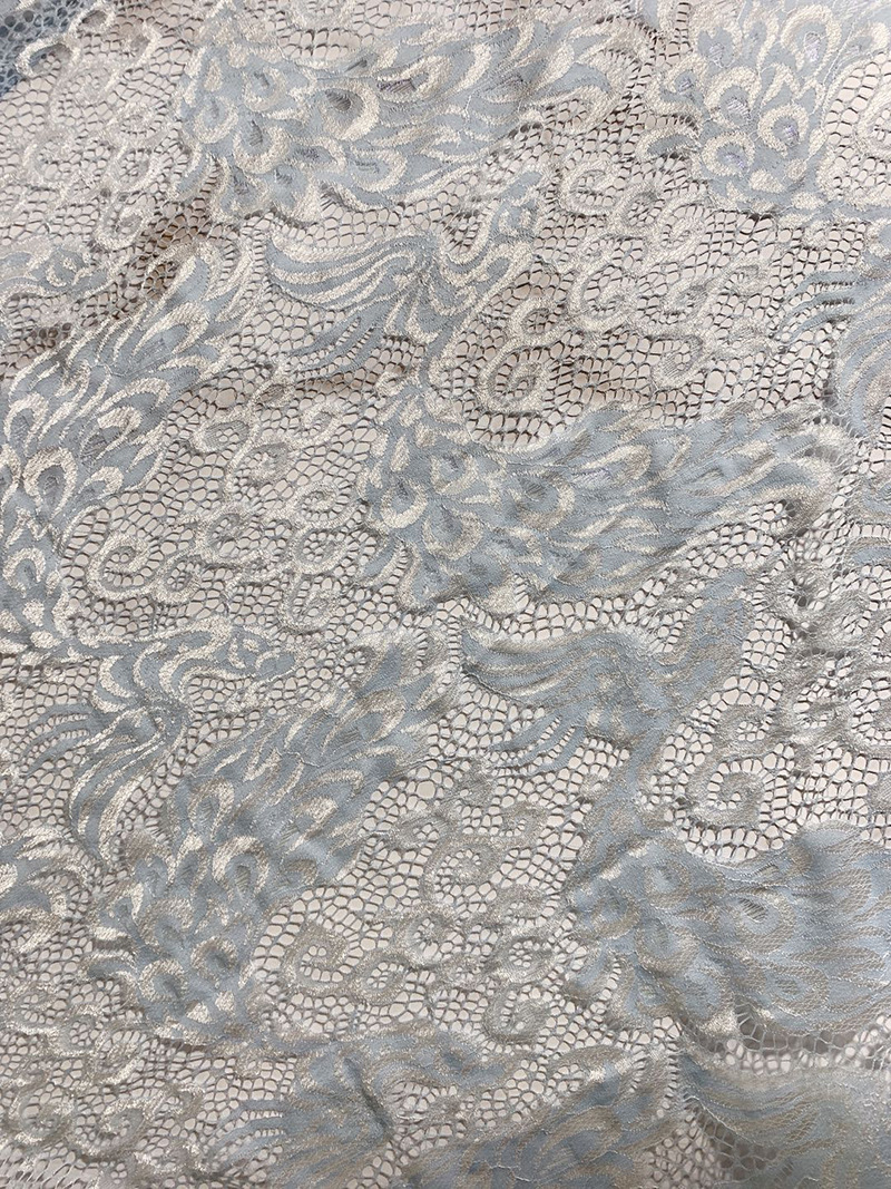 Wholesale of gold-colored phoenix lace fabric, phoenix skirts, wedding accessories, home window screens and tablecloths pic 17