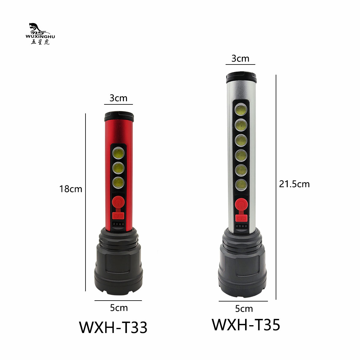 New zoom high-intensity aluminum alloy flashlight with charging power display and COB side light outdoor long-range flashlight pic 3