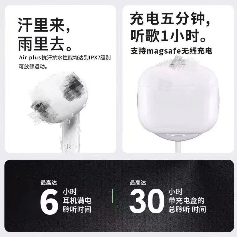 华强北1562a真四代无线蓝牙耳机适用于苹果二三代洛达降噪马卡龙详情8