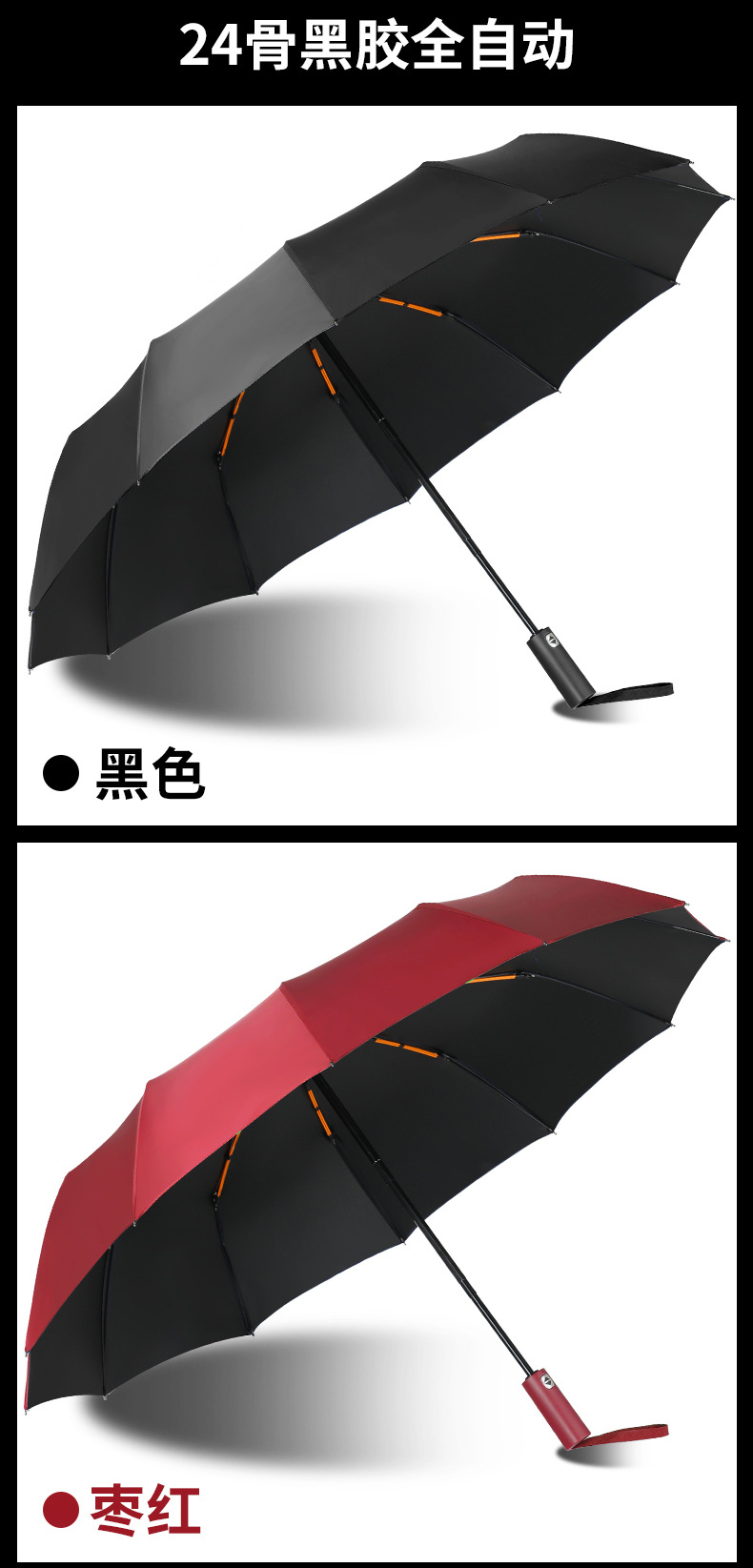 【厂家直销】雨伞定制批发可印logo图案晴雨两用太阳伞广告折叠伞详情21