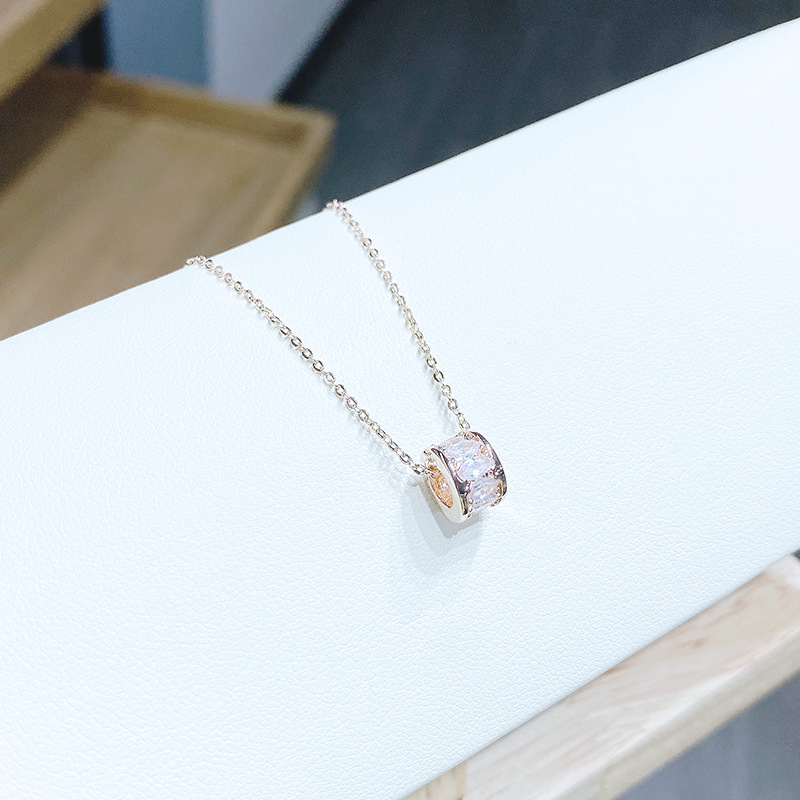 The micro-inlaid zircon waist necklace is light, luxurious, charming, simple, fashionable and versatile. It is a delicate collarbone chain for women pic 19