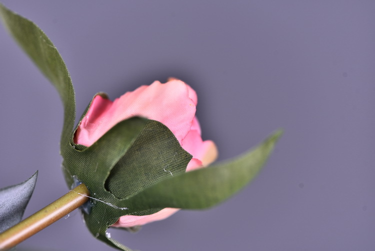 Factory direct sales of faux peonies with charred edges, wholesale of retro faux paeonies, living room and dining table flowers, wedding decoration artificial flowers pic 33