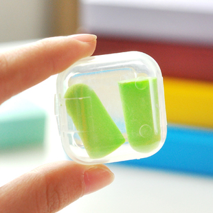 防噪音海绵耳塞厂家可印字logo降噪睡眠学习酒店睡觉旅游隔音耳塞详情9