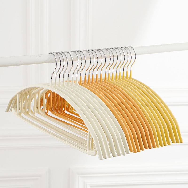 衣架多功能晾衣架浸塑防滑加粗衣架子服装店宿舍家用无痕衣挂批发详情1