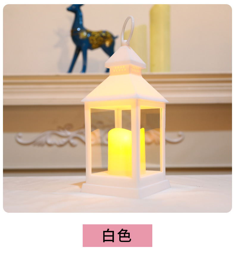 Cross-border wholesale of 2021 new electronic LED candles, wind lamps, decorative items, home decoration products, scene and atmosphere lights pic 3