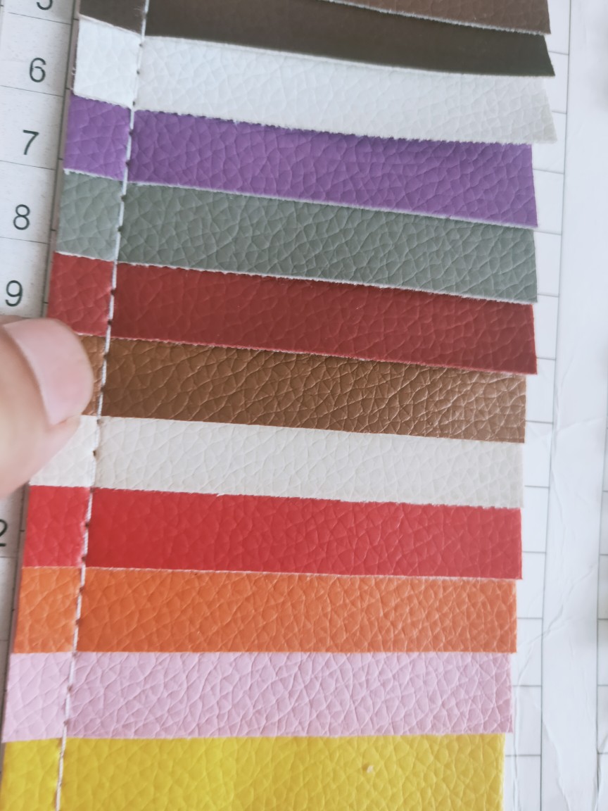 沙发箱包汽车坐垫革 荔枝纹人造革详情5