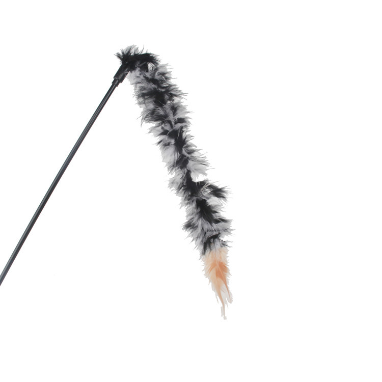 Two-color feather cat toys, wool strips, cat toys, interactive biting, self-entertainment pet products, cross-border bestsellers pic 39