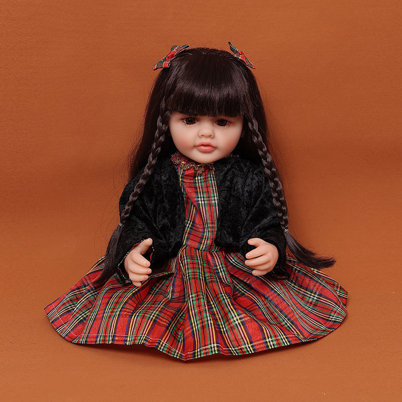 仿真重生娃娃洋娃玩具儿童婴儿宝宝女孩睡眠软胶换装公主跨镜出口详情4