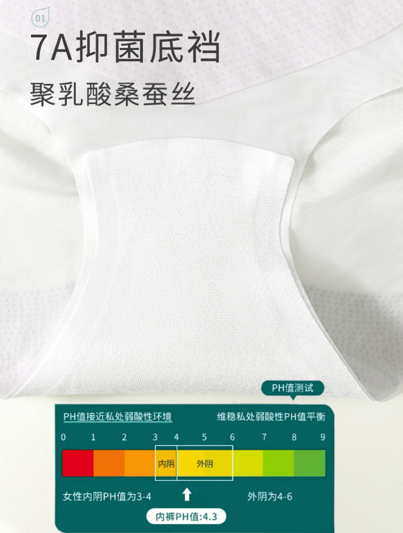 女士高腰轻塑内裤10D透气聚乳酸7A抑菌点胶冰丝无痕提臀收腹内裤详情14