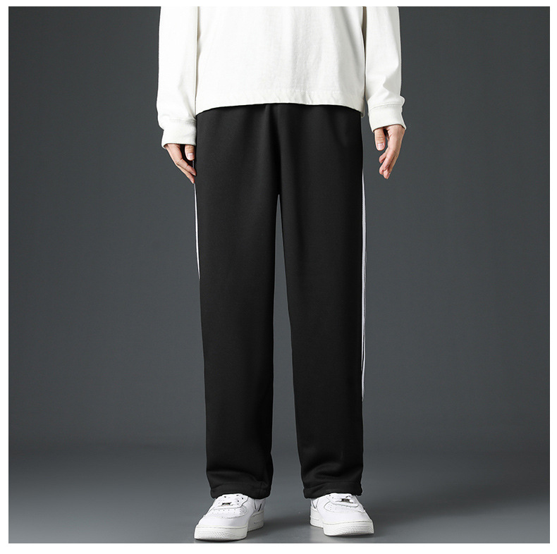 Waffle Casual pants for Men Spring/Autumn 2023 New trendy skinny sweatpants, drawstring loose sport pants for men pic 41