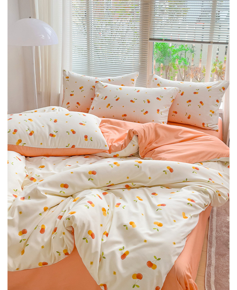 Original factory new product bed four-piece set, four Seasons four-piece set, princess style set, live group purchase gift, physical consignment pic 5