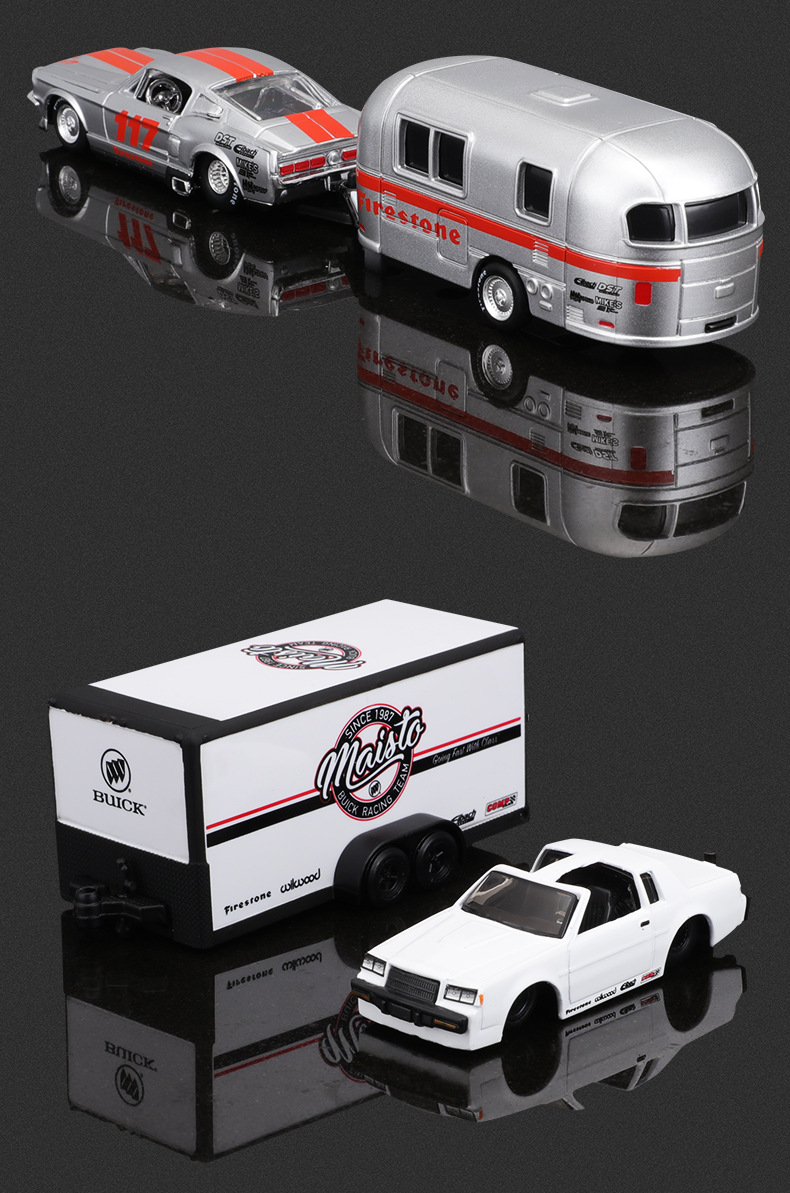 Meritor Picture 1:64 Transport vehicle trailer alloy car model Metal car model Ornament Collection Toy Prop Gift pic 9