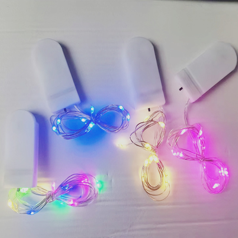 Christmas button lights, string lights, flower cakes, colorful gift boxes, star string lights, battery copper wire lights, led string lights pic 1