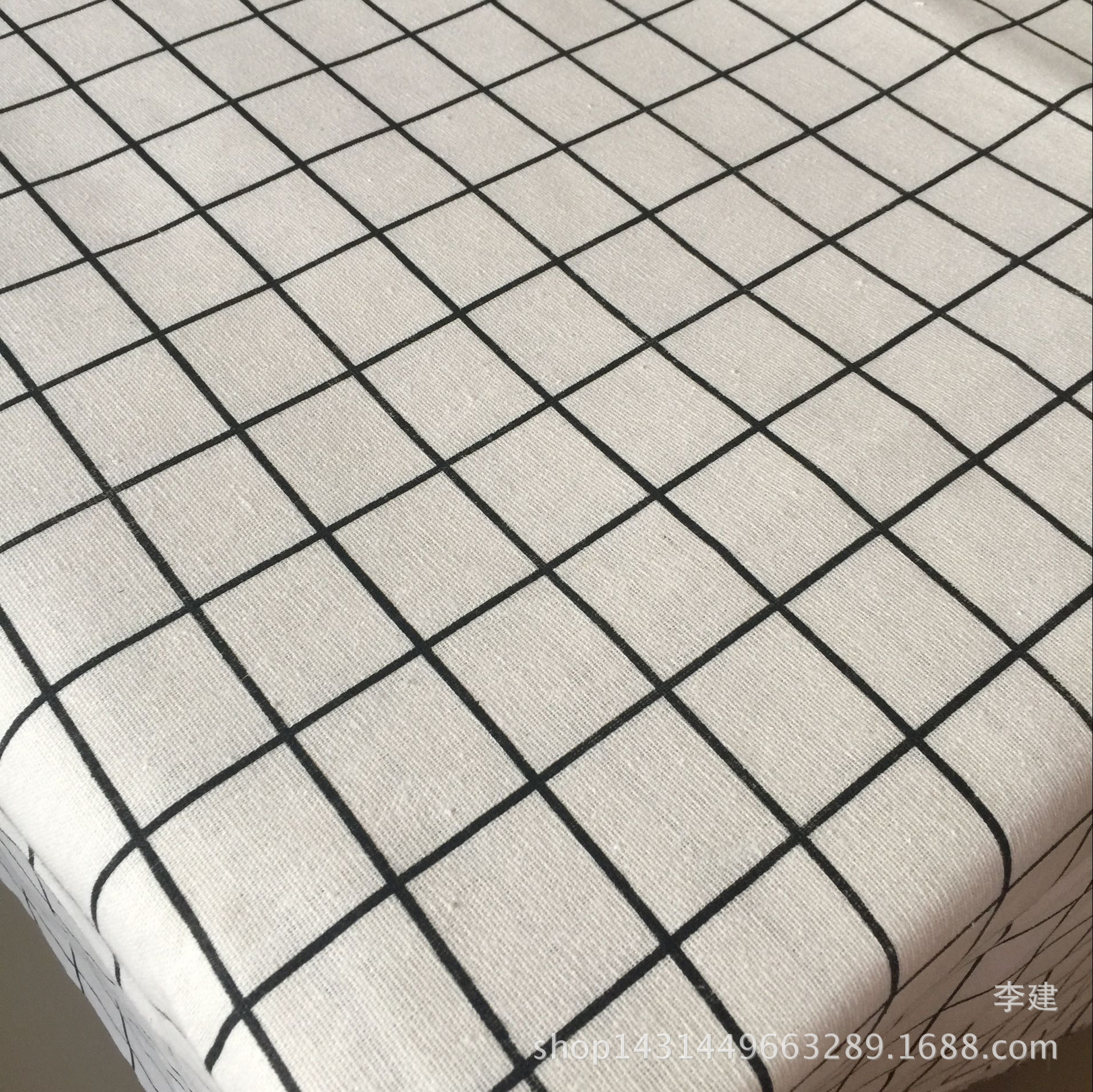 Jianxiang Textile Factory supplies linen printed Nordic-style tablecloths, cushions, aprons and storage bags, which can be made into PE film pic 9