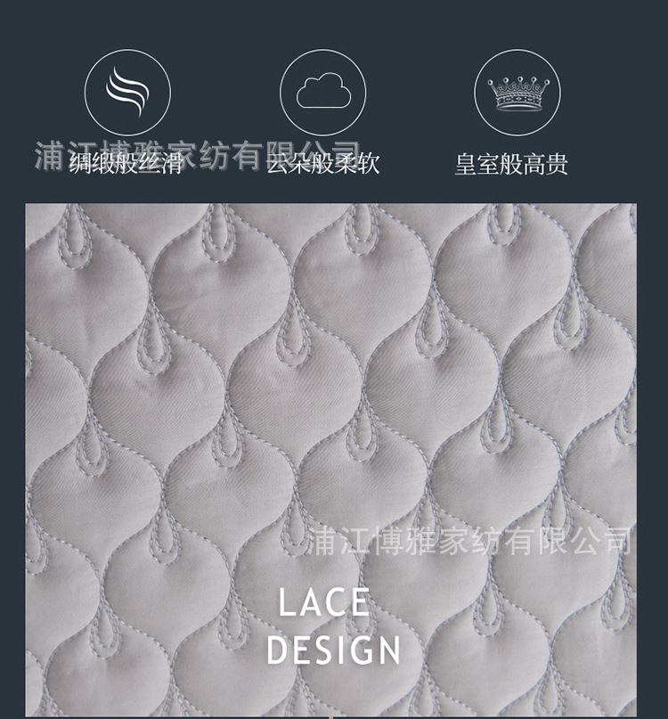 The manufacturer supplies summer quilted cotton bed sheets, pure cotton three-piece sets, skin-friendly quilted quilts and bed covers across borders, suitable for all seasons pic 14