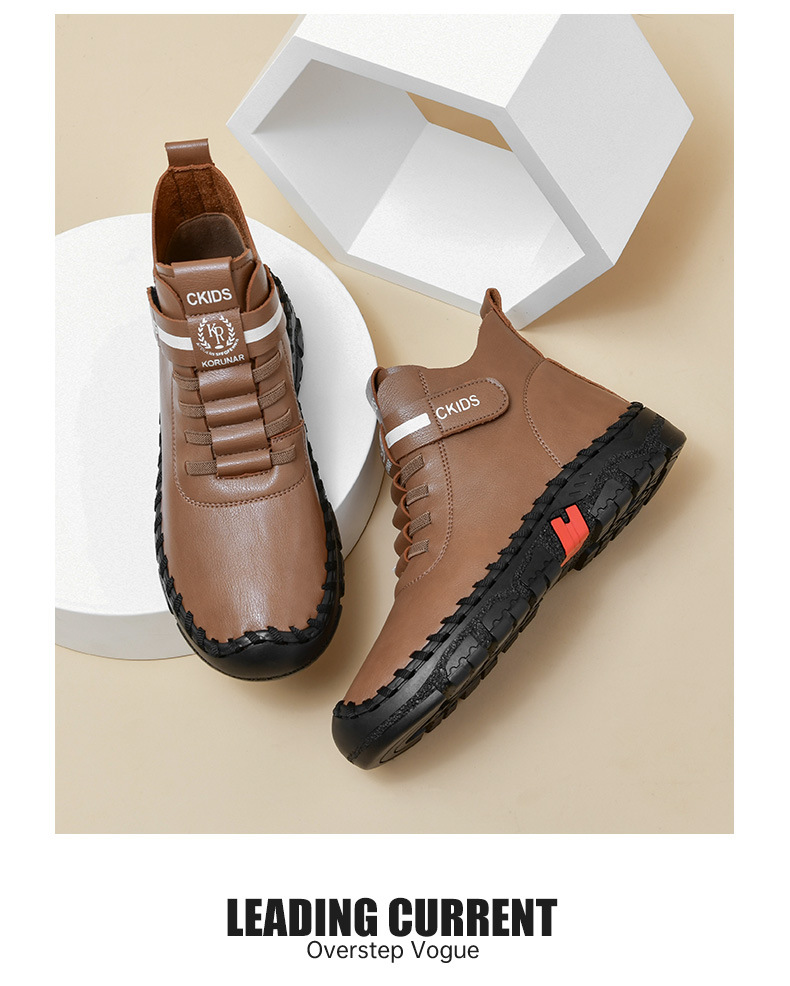 女士马丁靴跨境高帮大码女鞋秋冬短靴棉鞋详情9