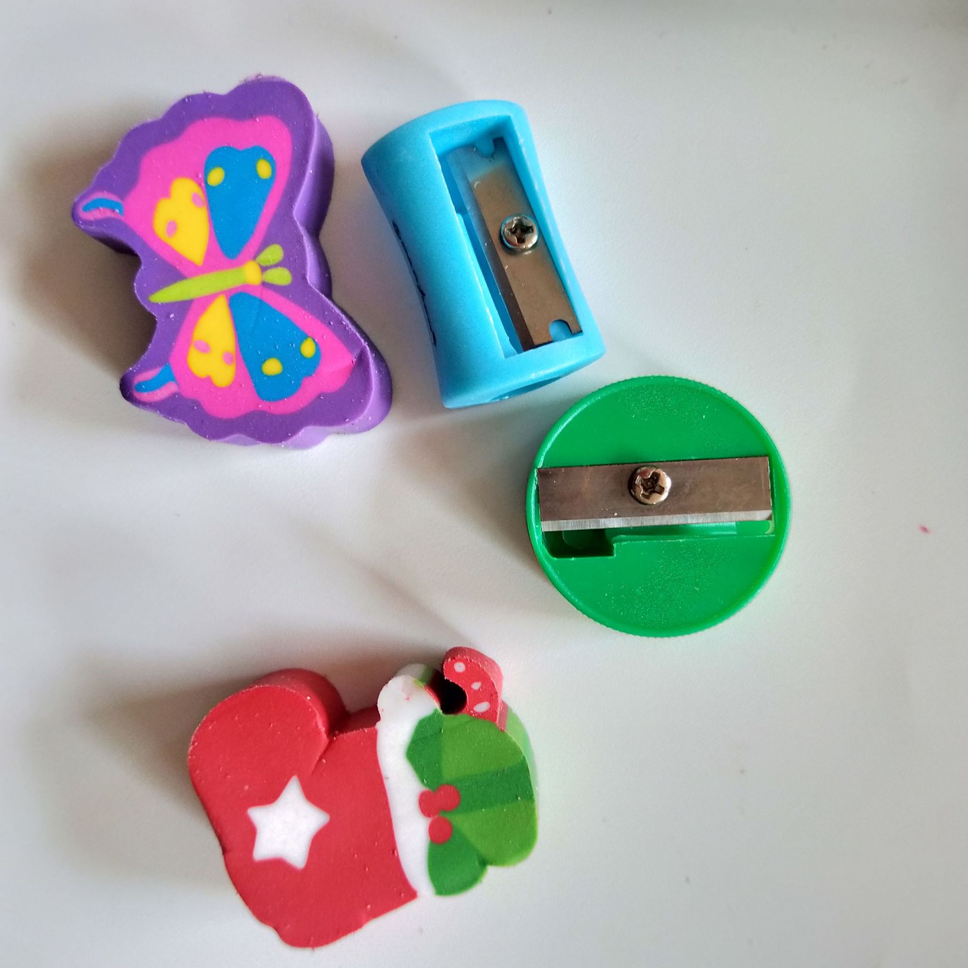 Rubber pencil sharpener sets, school supplies sets, rubber sets, 1-yuan store supplies wholesale pic 3