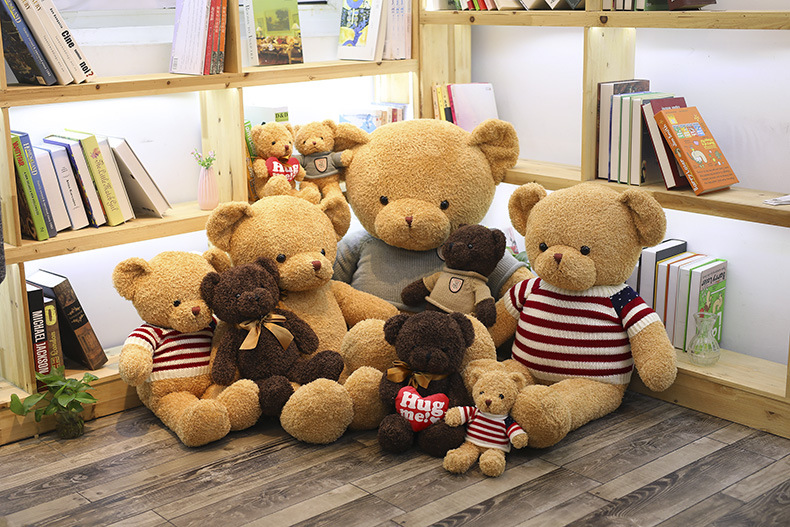 毛衣泰迪熊抱熊小熊公仔布娃娃送女生七夕情人节生日礼物毛绒玩具详情6