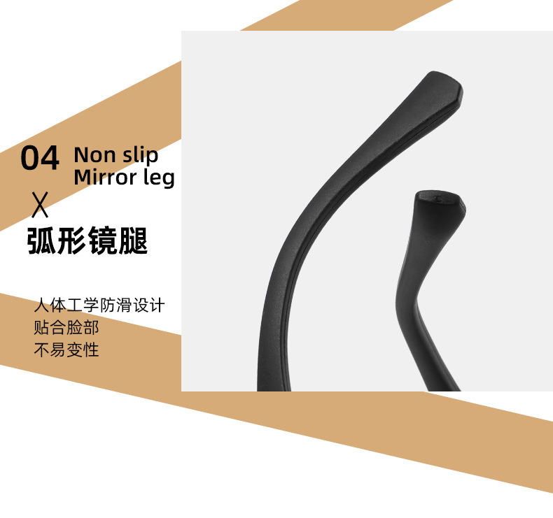 新款不锈钢铝镁偏光太阳镜男 时尚双梁大框不夹脸墨镜驾驶太阳镜详情10