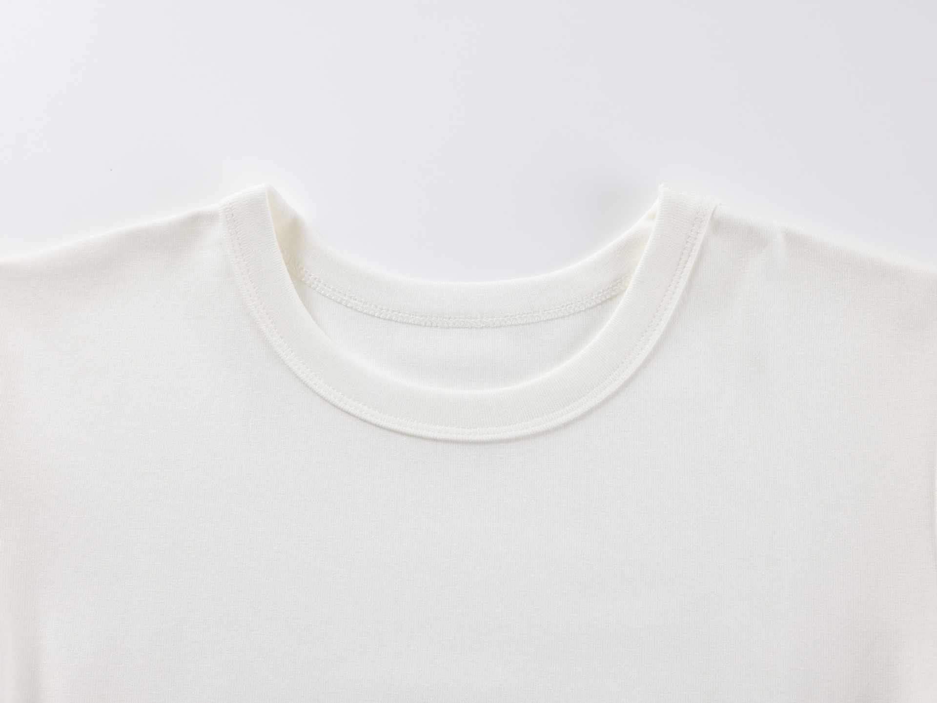 现货Skims卡戴珊经典正肩辣妹运动内搭打底紧身上衣莫代尔t恤详情34