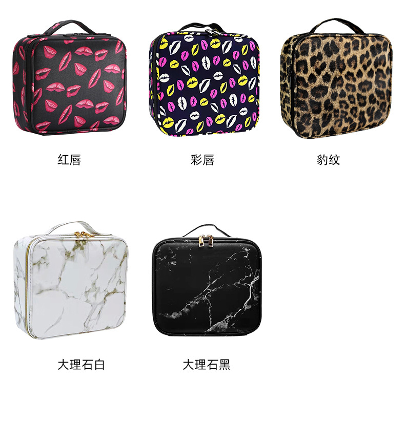 新款化妆包大容量高颜值化妆箱手提洗漱包便捷旅行收纳包现货批发详情6