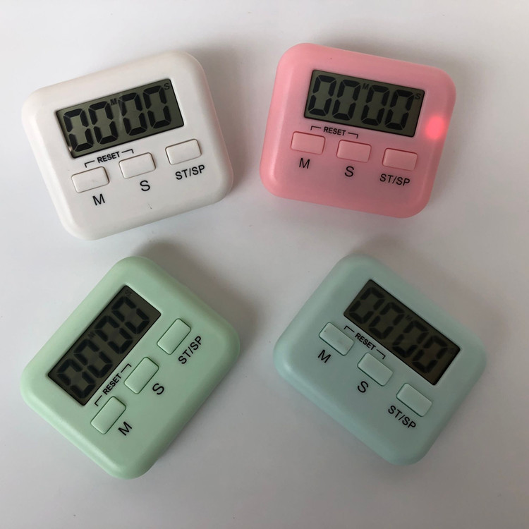 New electronic countdown timer 99 minutes 59 seconds student timer/kitchen timer/with flashing light reminder pic 10