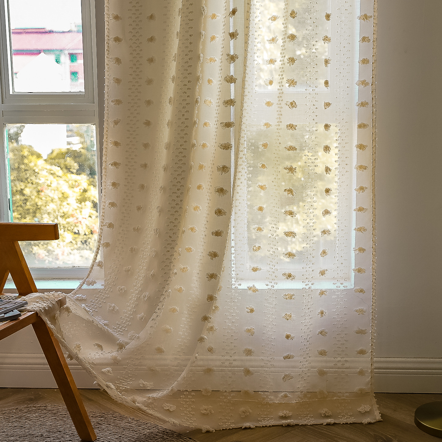 Cross-border best-selling Instagram influencer finished yellow niche light and thin window screen for living rooms and bedrooms. Manufacturer pic 12