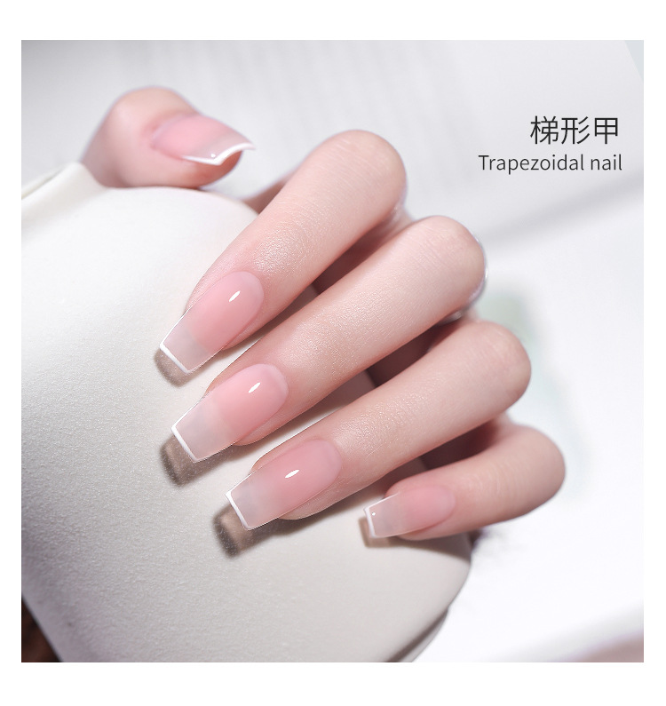 Ultra-thin, seamless, full and semi-attached, no-polishing artificial nail nail patches specially designed for nail salons pic 12