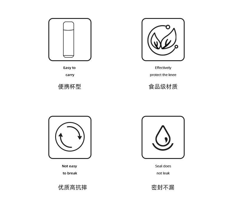 1.2L Dodge childish double-drinking large-bellied plastic cup, high appearance level, large-capacity portable and carrying dual-purpose water cup pic 3