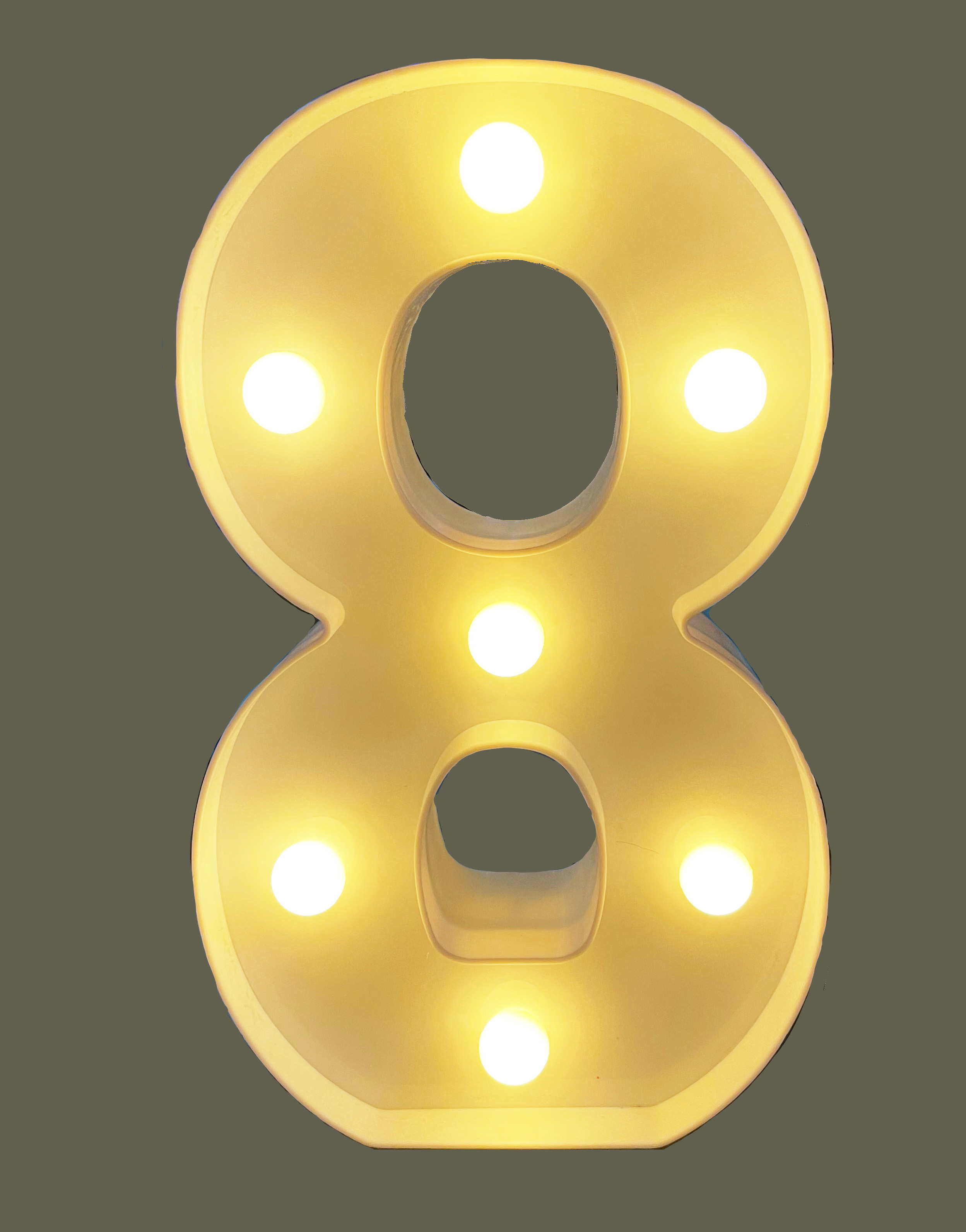 厂家批发LED字母数字造型灯 求婚表白道具生日场景布置装饰灯详情7