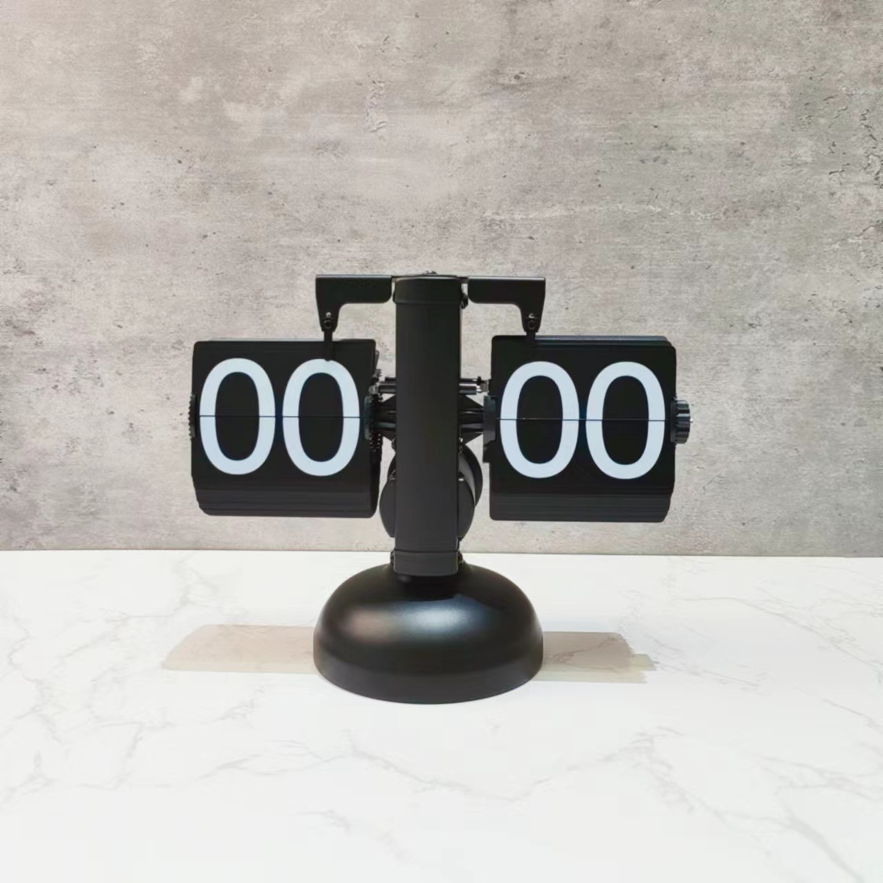 Factory direct sales of European-style automatic page-turning clocks, retro and simple home living room table clocks, small balances, mechanical page-turning clocks pic 4