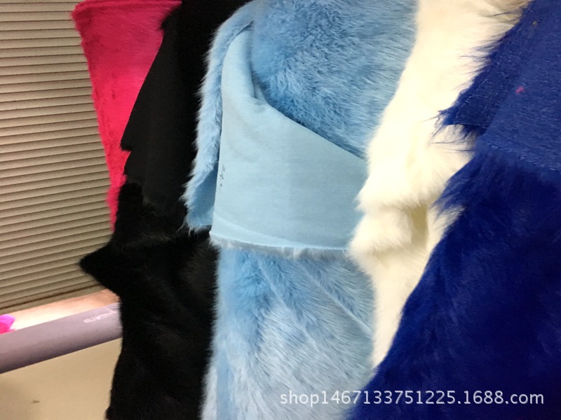Fox fur artificial fur clothing, fashion fur, fur collar, pom-pom fabric toys, headwear, hair accessories, fox fur fabric pic 10