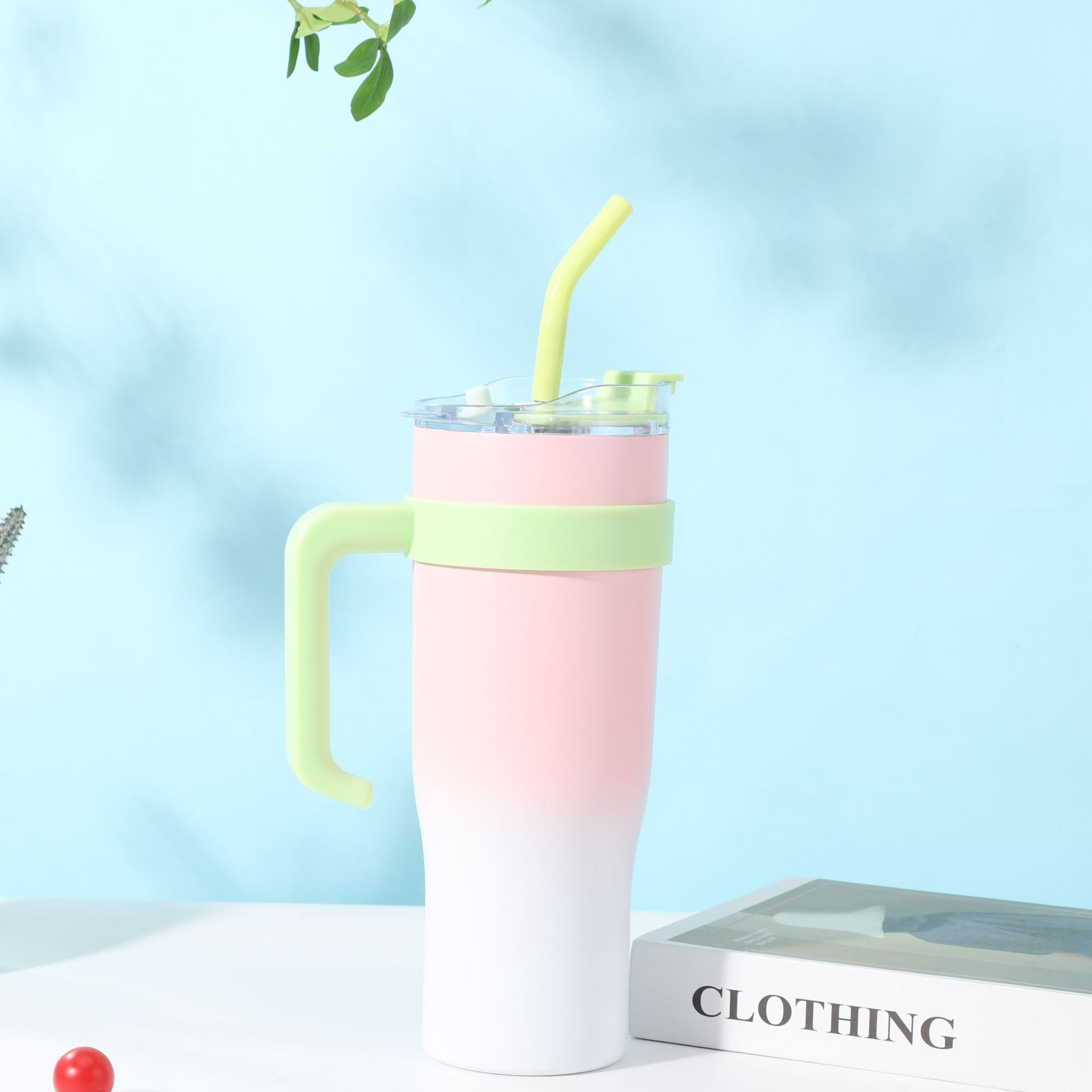 40oz giant insulated cup, 304 stainless steel ice king cup, car insulated cup, outdoor portable, large capacity, high appearance pic 6