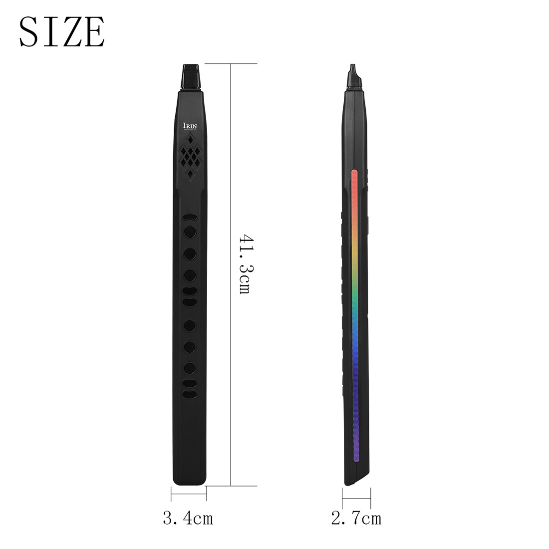 The IRIN Bluetooth electric wind instrument is portable for the elderly to learn to play mini electric saxophone and MIDI electronic flute pic 6