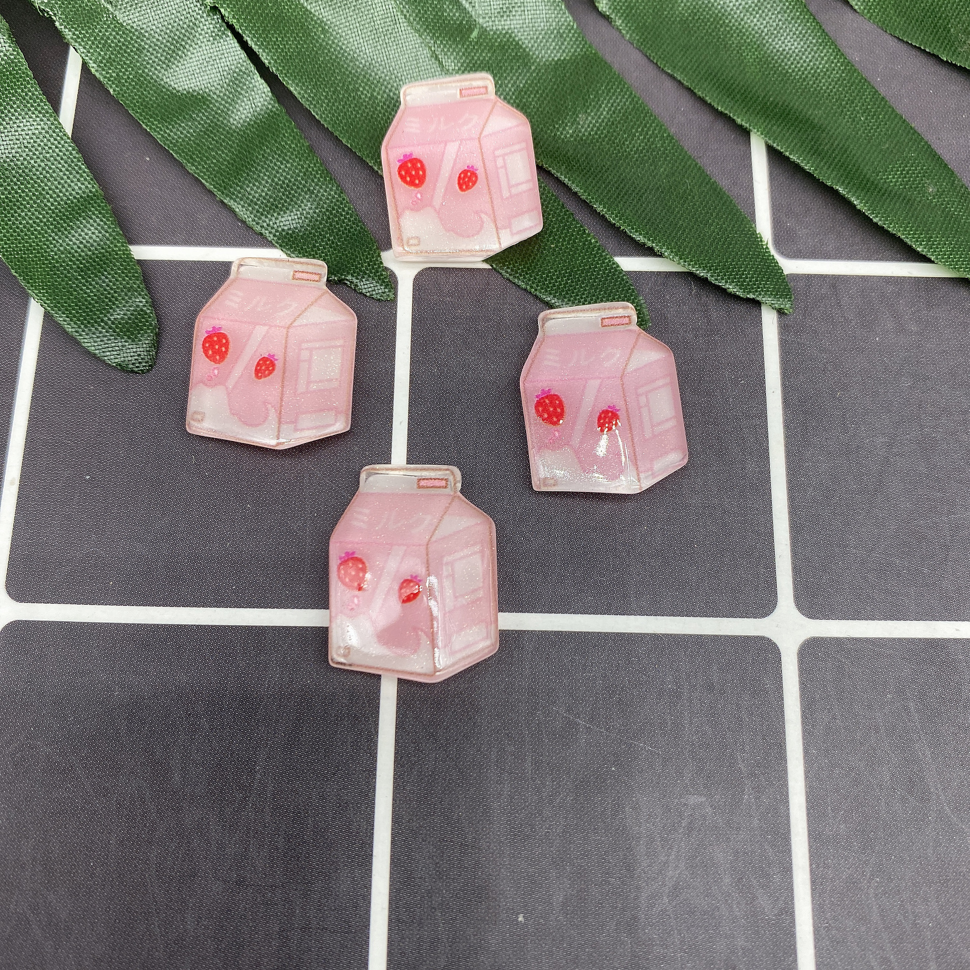 树脂配件饰品帽子贴片史莱姆内放DIY日韩风哑光笑脸厂家直销详情10